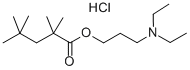 Valeric acid, 2,2,4,4-tetramethyl-, 3-diethylaminopropyl ester, hydroc hloride Structure