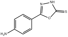 5-(4-AMINOPHENYL)-1,3,4-OXADIAZOLE-2-TH& 구조식 이미지