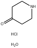 4-Piperidone hydrochloride hydrate 구조식 이미지