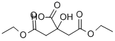 diethyl hydrogen 2-hydroxypropane-1,2,3-tricarboxylate Structure