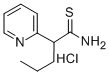 2-Pyridineacetamide, alpha-propylthio-, hydrochloride Structure