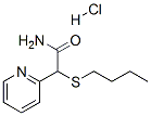 2-butylsulfanyl-2-pyridin-2-yl-acetamide hydrochloride Structure