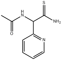 2-피리딘아세트아미드,알파-아세트아미도티오- 구조식 이미지