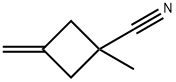 1-methyl-3-methylenecyclobutanecarbonitrile Structure