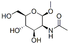 methyl 2-acetamido-2-deoxy-beta-D-mannopyranoside Structure