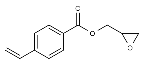 oxiranylmethyl p-vinylbenzoate  Structure