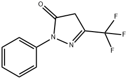 1-PHENYL-3-(TRIFLUOROMETHYL)-2-PYRAZOLIN-5-ONE Structure