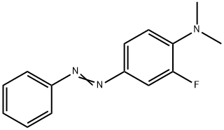 2-Fluoro-N,N-dimethyl-4-(phenylazo)aniline Structure