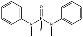 Fluorobis(methylphenylamino)phosphine oxide Structure