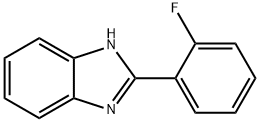 2-(2-플루오로페닐)-1H-벤즈이미다졸 구조식 이미지
