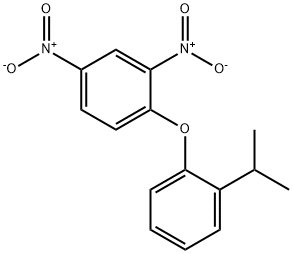 o-Isopropylphenyl 2,4-dinitrophenyl ether Structure