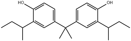 2,2-BIS(3-SEC-BUTYL-4-HYDROXYPHENYL)PROPANE Structure