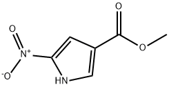 3-(메톡시카르보닐)-5-니트로-1H-피롤 구조식 이미지