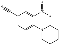 3-nitro-4-(1-piperidinyl)-benzonitrile Structure