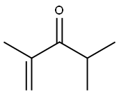 2,4-Dimethyl-1-penten-3-one Structure