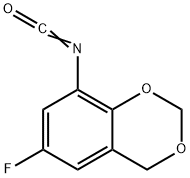 6-FLUORO-4H-1,3-BENZODIOXIN-8-YL ISOCYANATE 구조식 이미지