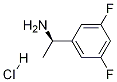 (R)-1-(3,5-DIFLUOROPHENYL)ETHANAMINE-HCl Structure