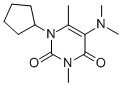 1-Cyclopentyl-5-(dimethylamino)-3,6-dimethylpyrimidine-2,4(1H,3H)-dione Structure