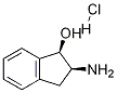 (1R,2S)-(+)-2-아미노-1-인다놀염산염 구조식 이미지