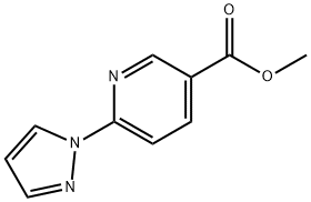 Methyl 6-(1H-pyrazol-1-yl)pyridine-3-carboxylate 구조식 이미지