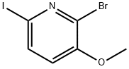 2-BROMO-6-IODO-3-METHOXYPYRIDINE Structure