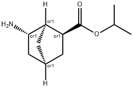 Bicyclo[2.2.1]heptane-2-carboxylic acid, 6-amino-, 1-methylethyl ester, Structure