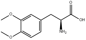 3,4-Dimethoxy-L-phenylalanine 구조식 이미지