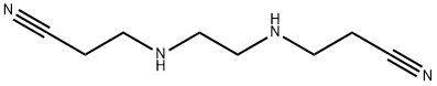3,3'-(ethylenediimino)bispropiononitrile  Structure