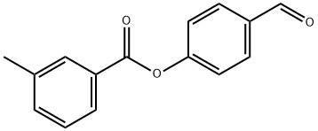 4-FORMYLPHENYL 3-METHYLBENZOATE 구조식 이미지