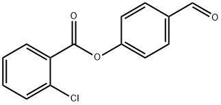 4-FORMYLPHENYL 2-CHLOROBENZOATE Structure