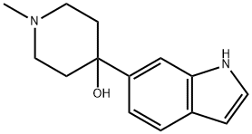 4-(1H-INDOL-6-YL)-1-METHYL-PIPERIDIN-4-OL Structure