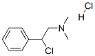 2-클로로-N,N-디메틸-2-페닐-에탄아민염산염 구조식 이미지