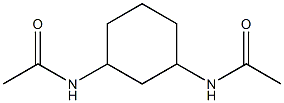 (1R,3S)-1,3-비스(아세틸아미노)사이클로헥산 구조식 이미지