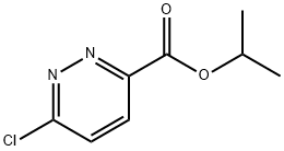 3-Pyridazinecarboxylic acid, 6-chloro-,1-methylethyl ester 구조식 이미지