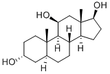 5ALPHA-Androstane-3ALPHA,11B,17B-triol Structure