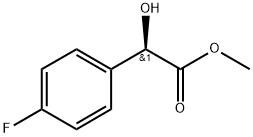 (R)-Hydroxy-(4-fluoro-phenyl)-acetic acid ethyl ester Structure