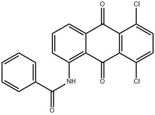 N-(5,8-dichloro-9,10-dihydro-9,10-dioxo-1-anthryl)benzamide  구조식 이미지