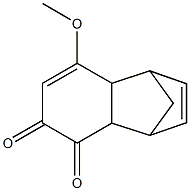 1,4-메탄나프탈렌-5,6-디온,1,4,4a,8a-테트라하이드로-8-메톡시-,엔도-(8Cl) 구조식 이미지