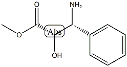 Benzenepropanoicacid,β-aMino-α-hydroxy-,메틸에스테르,(αS,βR)- 구조식 이미지