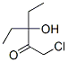 2-펜타논,1-클로로-3-에틸-3-하이드록시- 구조식 이미지