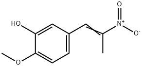 1-(3-HYDROXY-4-METHOXYPHENYL)-2-NITROPROPENE Structure