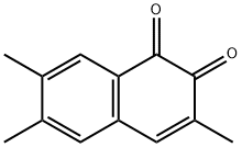 1,2-나프토퀴논,3,6,7-트리메틸-(8CI) 구조식 이미지