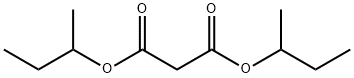 Malonic acid bis(1-methylpropyl) ester Structure