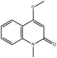 4-METHOXY-1-METHYL-2(1H)-QUINOLINONE 구조식 이미지