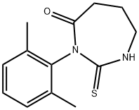 2-Thioxo-3-(2,6-xylyl)-2,3,4,5-tetrahydro-1H-1,3-diazepin-4-one Structure