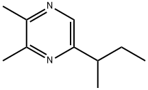 2,3-DIMETHYL-5-SEC BUTYL PYRAZINE Structure