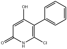 2-클로로-4,6-디하이드록시-3-페닐피리딘 구조식 이미지