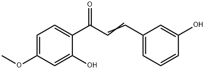 1-(2-HYDROXY-4-METHOXYPHENYL)-3-(3-HYDROXYPHENYL)PROP-2-EN-1-ONE Structure