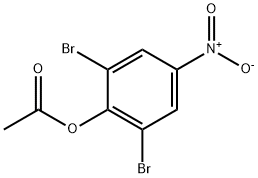 2-Acetoxy-1,3-dibromo-5-nitrobenzene Structure