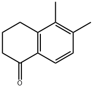 3,4-디하이드로-5,6-디메틸-1(2H)-나프탈레논 구조식 이미지